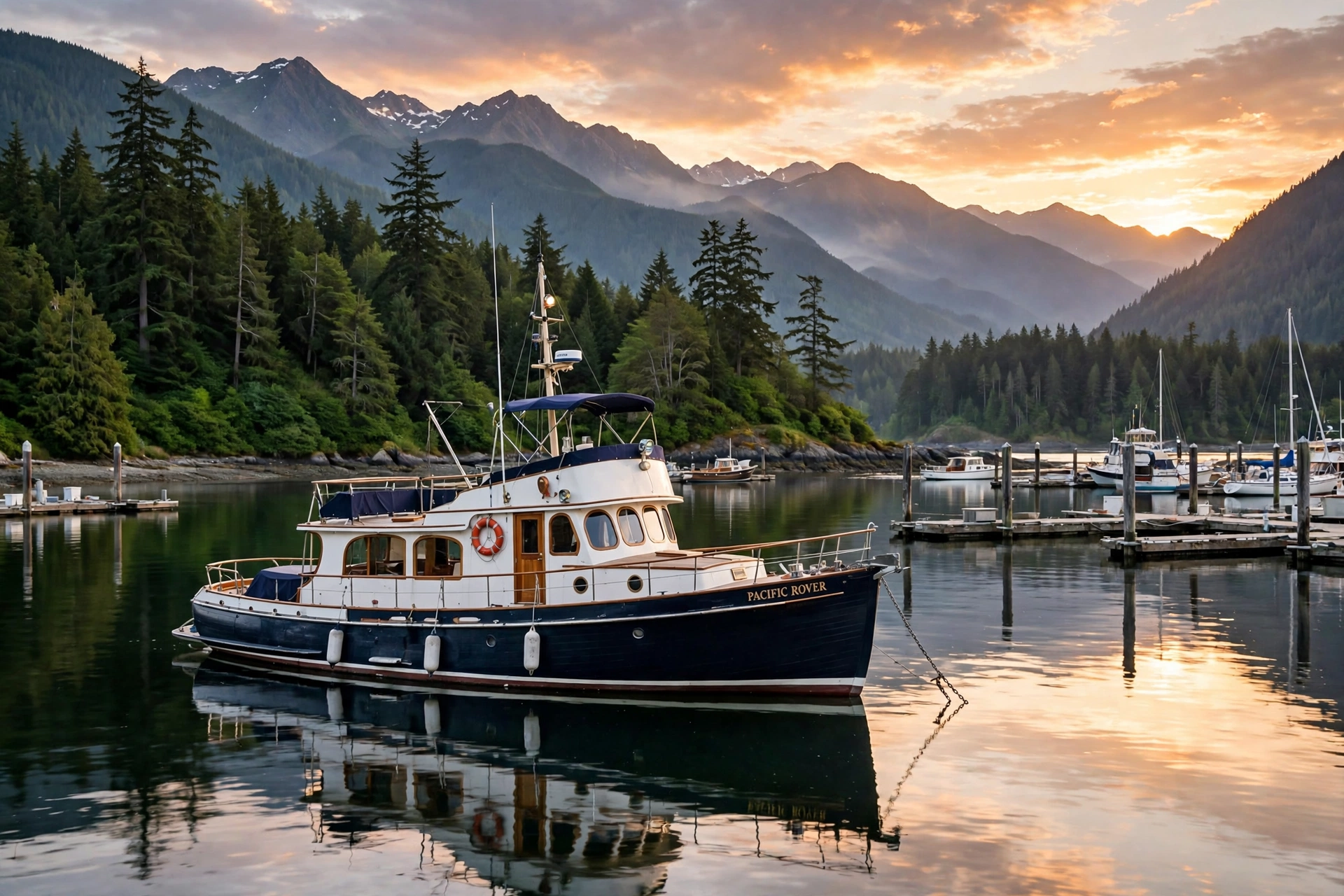Trawler yacht